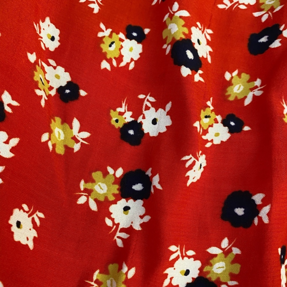 FAITHFULL THE BRAND Celeste Wrap Skirt in Red Jasmine Floral (15) - Picture 6 of 7